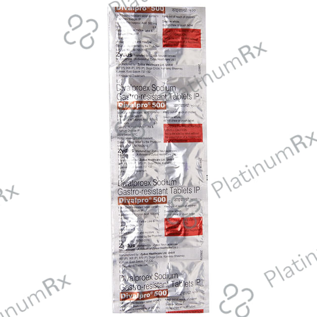 Divalpro 500mg Tablet 10s