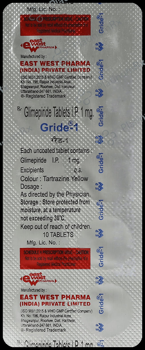 Gride 1mg Tablet