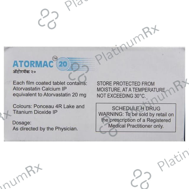 Atormac 20mg Tablet 10s