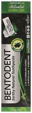 Bentodent Earthy Natural Toothpaste Premium Mint with Activated Charcoal