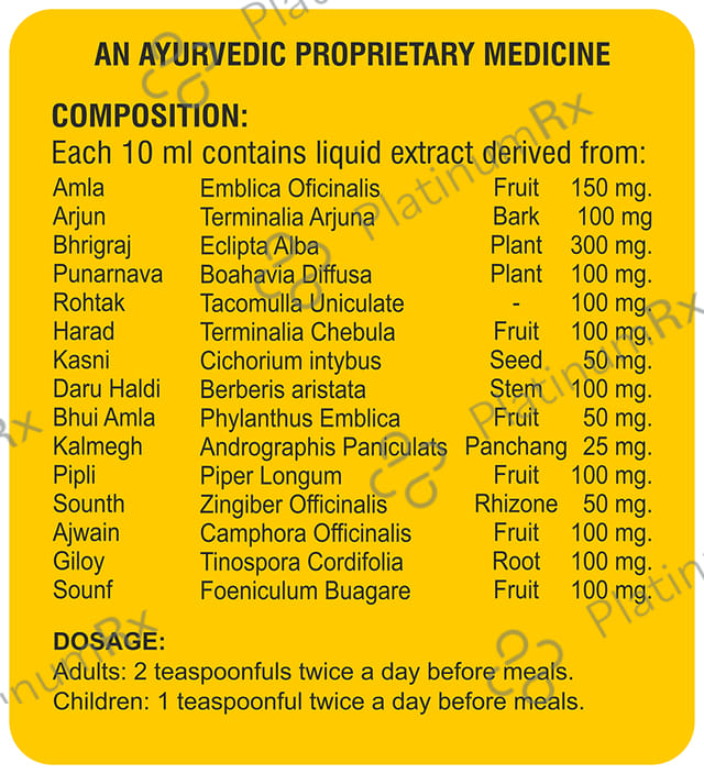 Meditek Livotek DS Liver Tonic Syrup for Indigestion (200ml Each) 1 Bottle