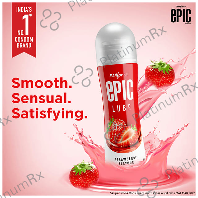 Manforce Epic Lube Strawberry 60ml