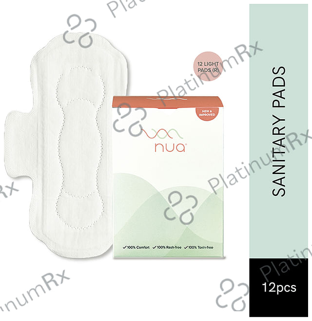 Nua Ultra Thin Rash Free Sanitary Pads with Disposal Cover Regular