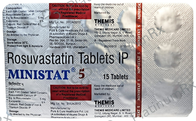 Ministat 5mg Tablet 15s
