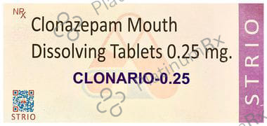 Clonario 0.25 Tablet MD