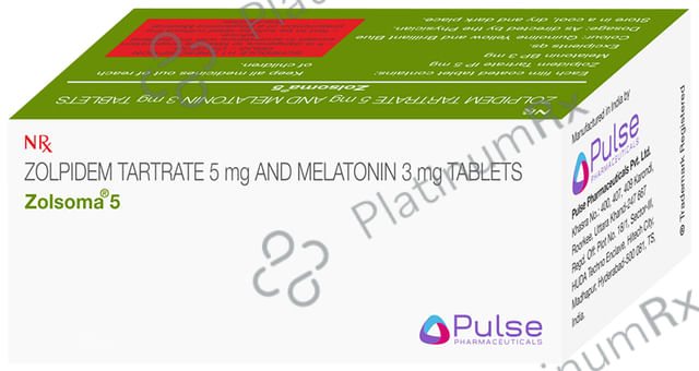 Zolsoma 5/3mg Tablet 10s