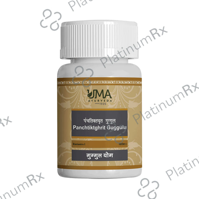 Uma Ayurveda PanchatiktaGhrit Guggul Tablet 80 tablets