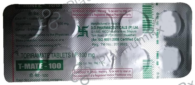 T Mate 100mg Tablet