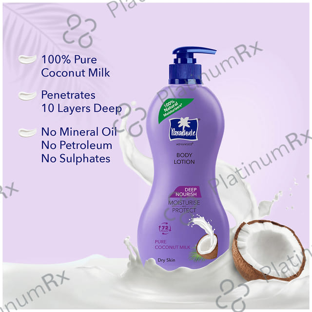 Parachute Advansed Body Lotion Coconut Milk Deep Nourish 400 Lotion