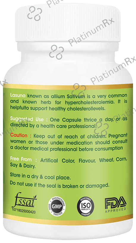 Vitagreen Lasuna 500mg Capsule