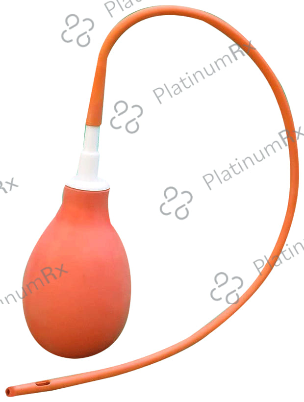 HealthAndYoga Bulb Syringe with Colon Tube Open End 30 FR