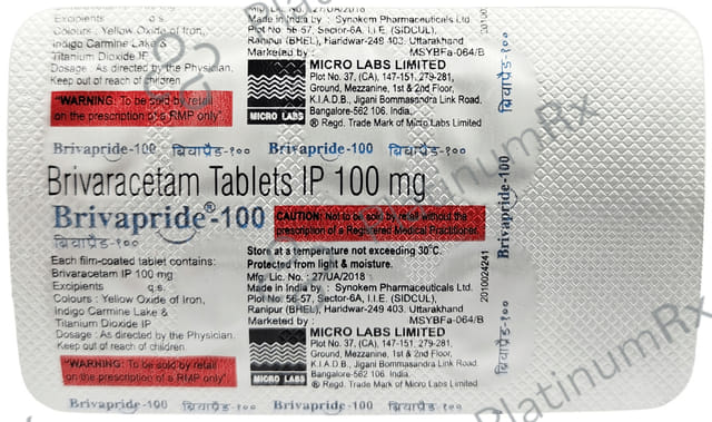 Brivapride 100mg Tablet 10s