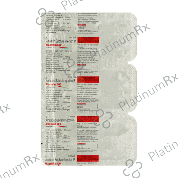 Macmika 500mg Injection 2ml