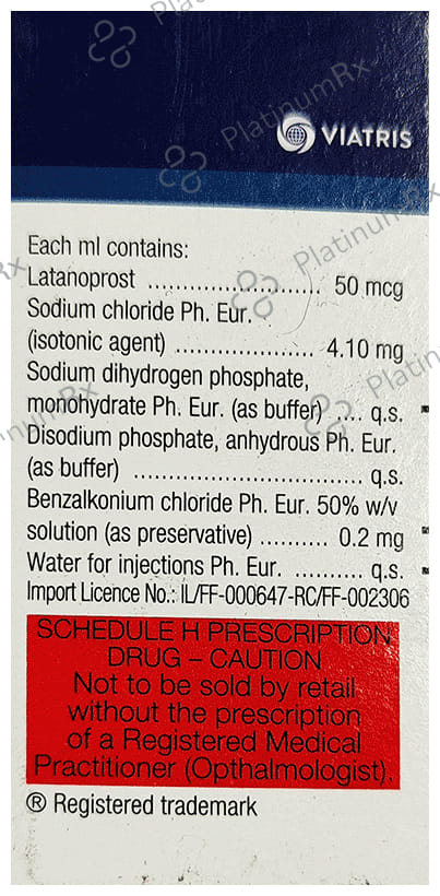 Xalatan 0.005% Eye Drop 1s