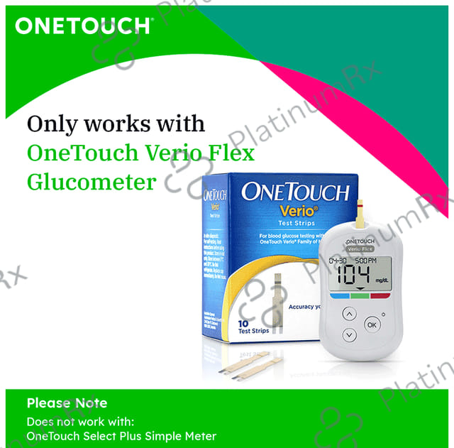 OneTouch Verio Test Strip Test 10s