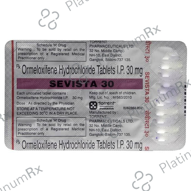 Sevista 30mg Tablet 15s
