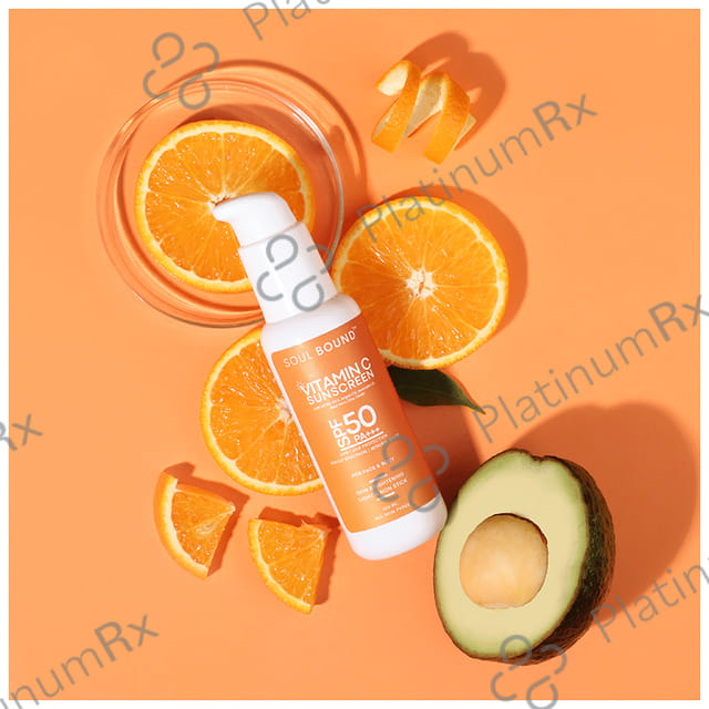 Soul Bound Vitamin C Sunscreen SPF 50 PA+++ Cream 100ml