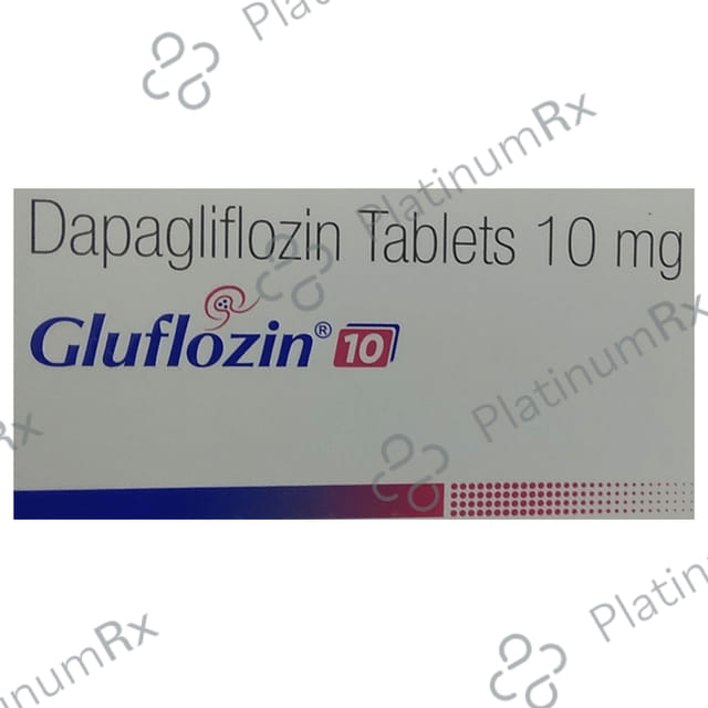 Gluflozin 10mg Tablet 15s
