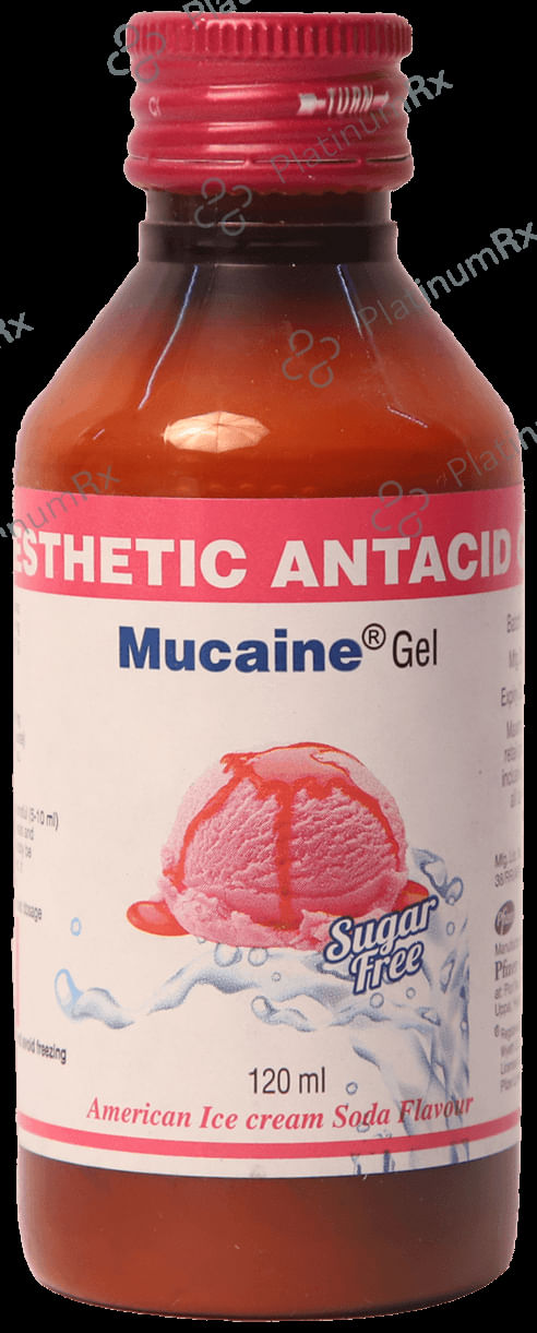 Mucaine Gel American Ice Cream Sugar Free 120ml