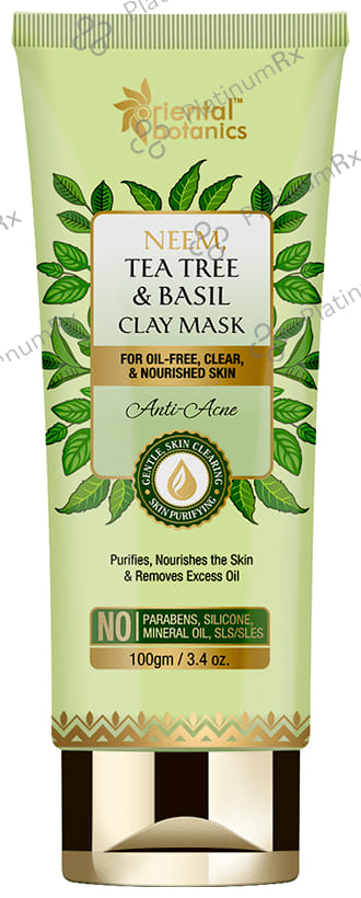 Oriental Botanics Neem, Tea Tree & Basil Clay Mask