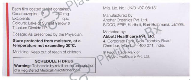 Oxmazetol 450mg Tablet 10s