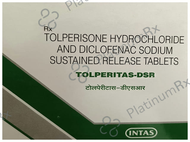 Tolperitas DSR 100/450mg Tablet 5s