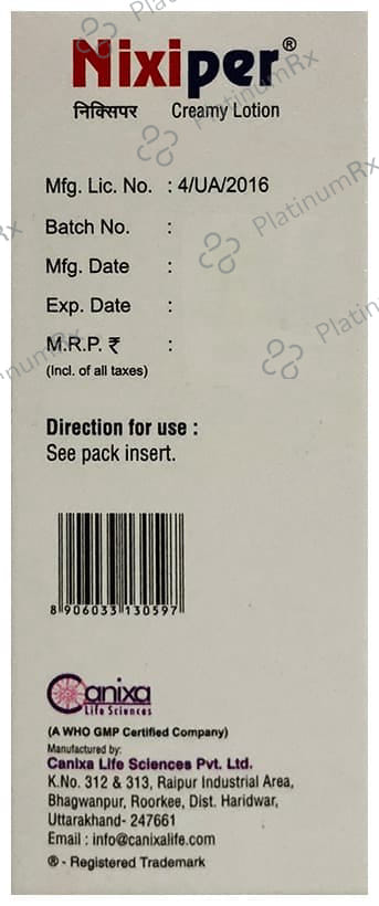 Nixiper Creamy Lotion 50ml