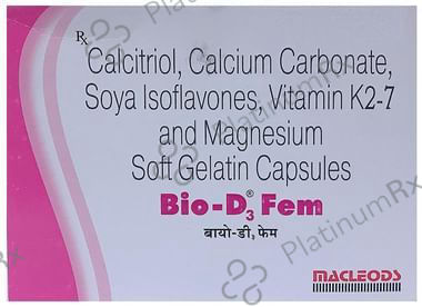 Bio D3 Fem Soft Gelatin Capsule 15s