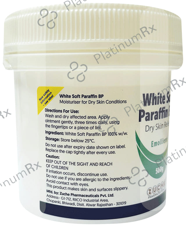 Zuche White Soft Paraffin Emollient