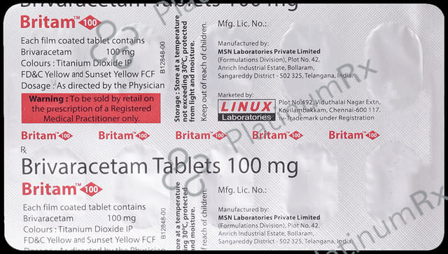 Britam 100mg Tablet 10s