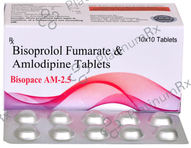 Bisopace AM 5/2.5mg Tablet 10s