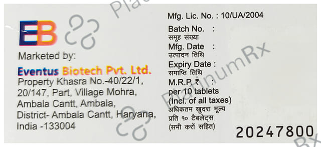 Risventus 3/2mg Plus Tablet MD 10s