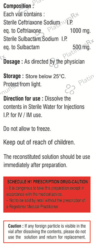 Peptocef SB Injection