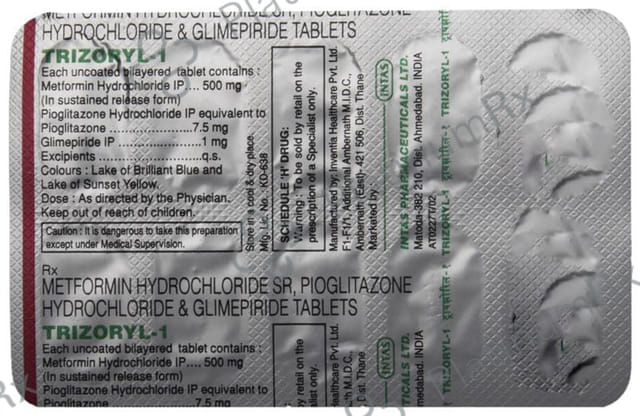 Trizoryl 1 Tablet SR