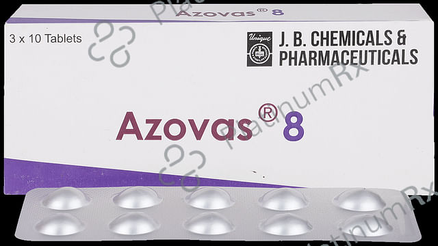 Azovas 8mg Tablet 10s