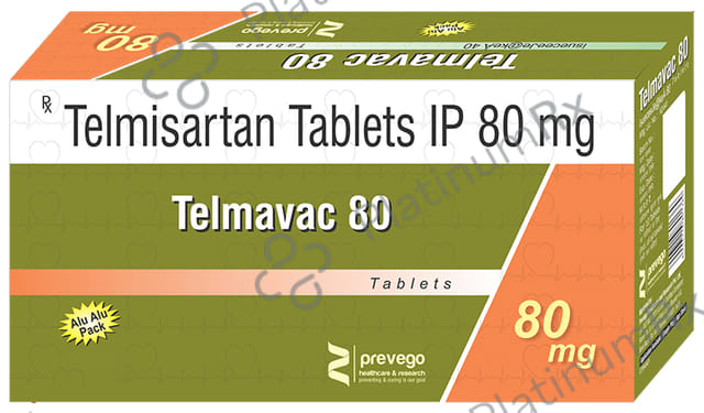 Telmavac 80mg Tablet 10s