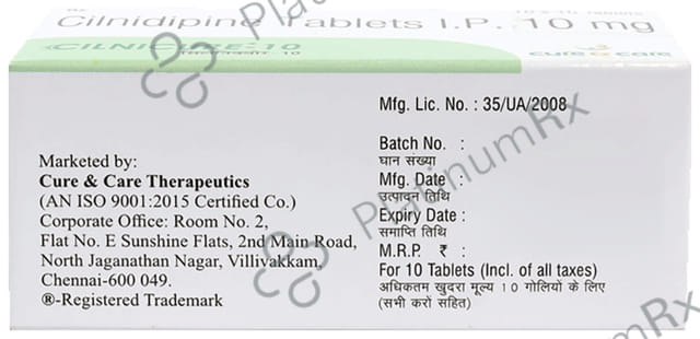 Clinicure 10mg Tablet