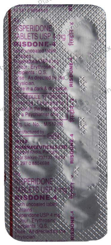Risdone 4mg Tablet 10s