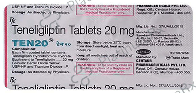 Ten20 20mg Tablet 10s