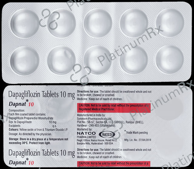 Dapnat 10mg Tablet 30s