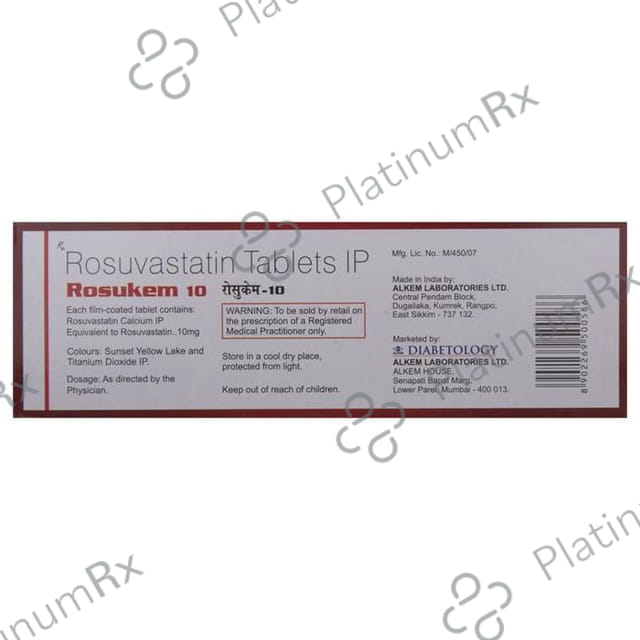 Rosukem 10mg Tablet 15s