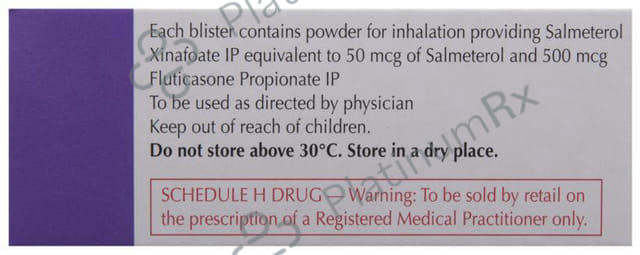 Seretide 50/500mcg Accuhaler Capsule 60s