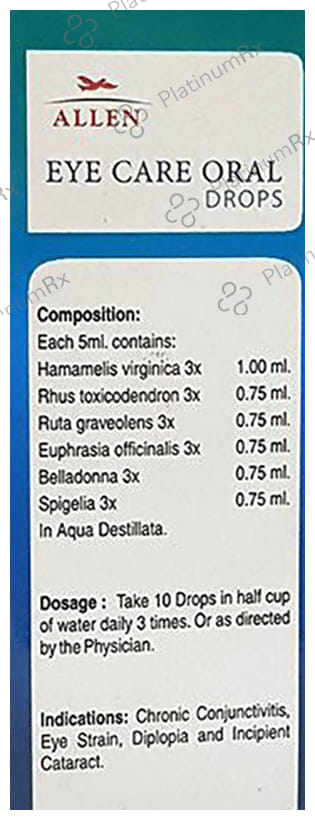 Allen A12 Eye Care Oral Drops