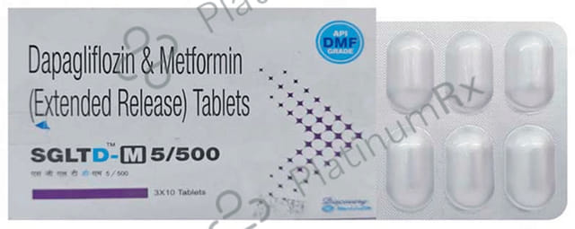 Sgltd M 5mg/500mg Tablet