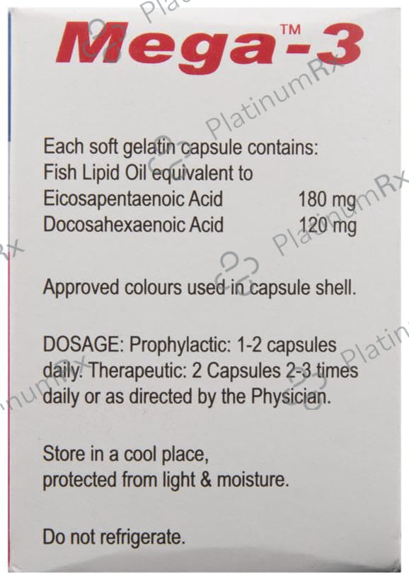Mega 3 Soft Gelatin Capsule 30s