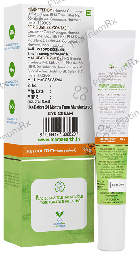 Mamaearth Vitamin C Under Eye Cream