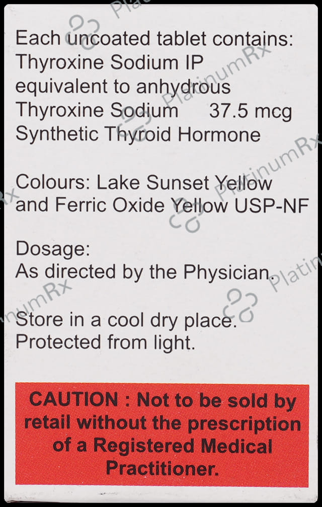 Thyrox 37.5mcg Tablet 100s