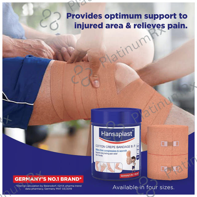 Hansaplast Cotton Crepe Bandage B.P. 15cm x 4m