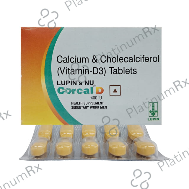 NU Corcal D 400IU Tablet 10s