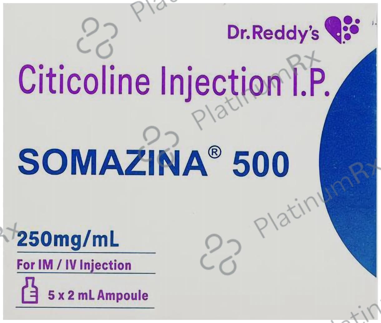 Somazina 500mg Injection 2ml